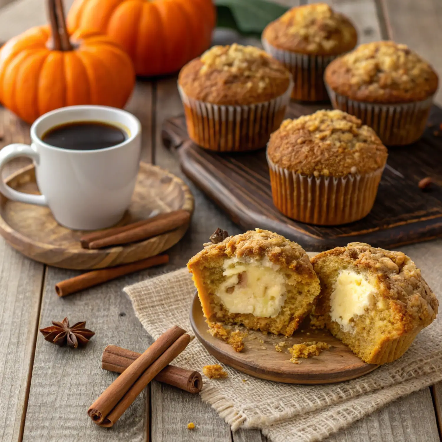 The Best Pumpkin Cream Cheese Muffins You’ll Ever Bake! 🎃🧁
