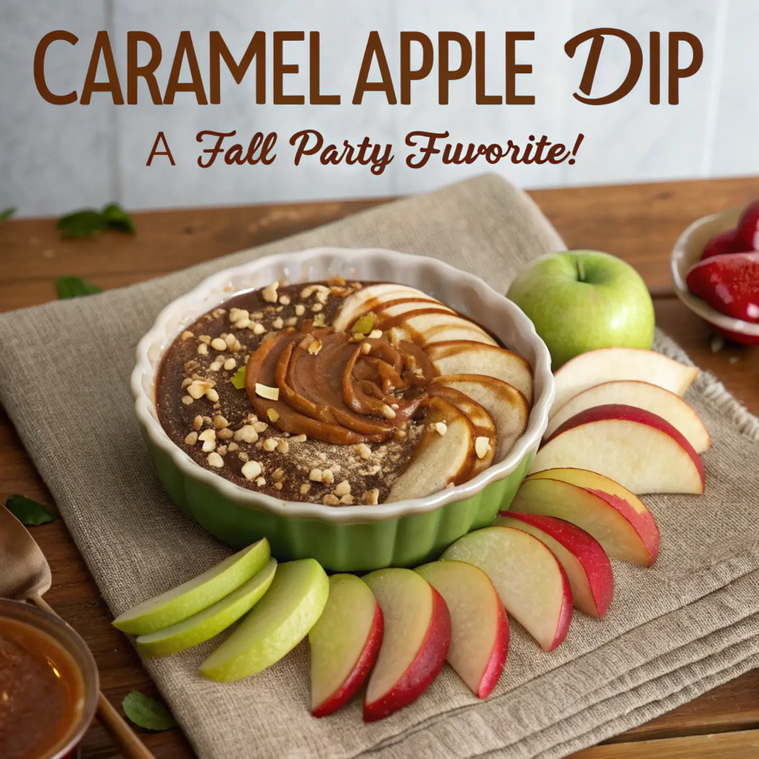 🍏 Caramel Apple Dip (Party Favorite!) – The Easy Homemade Version You’ll Crave