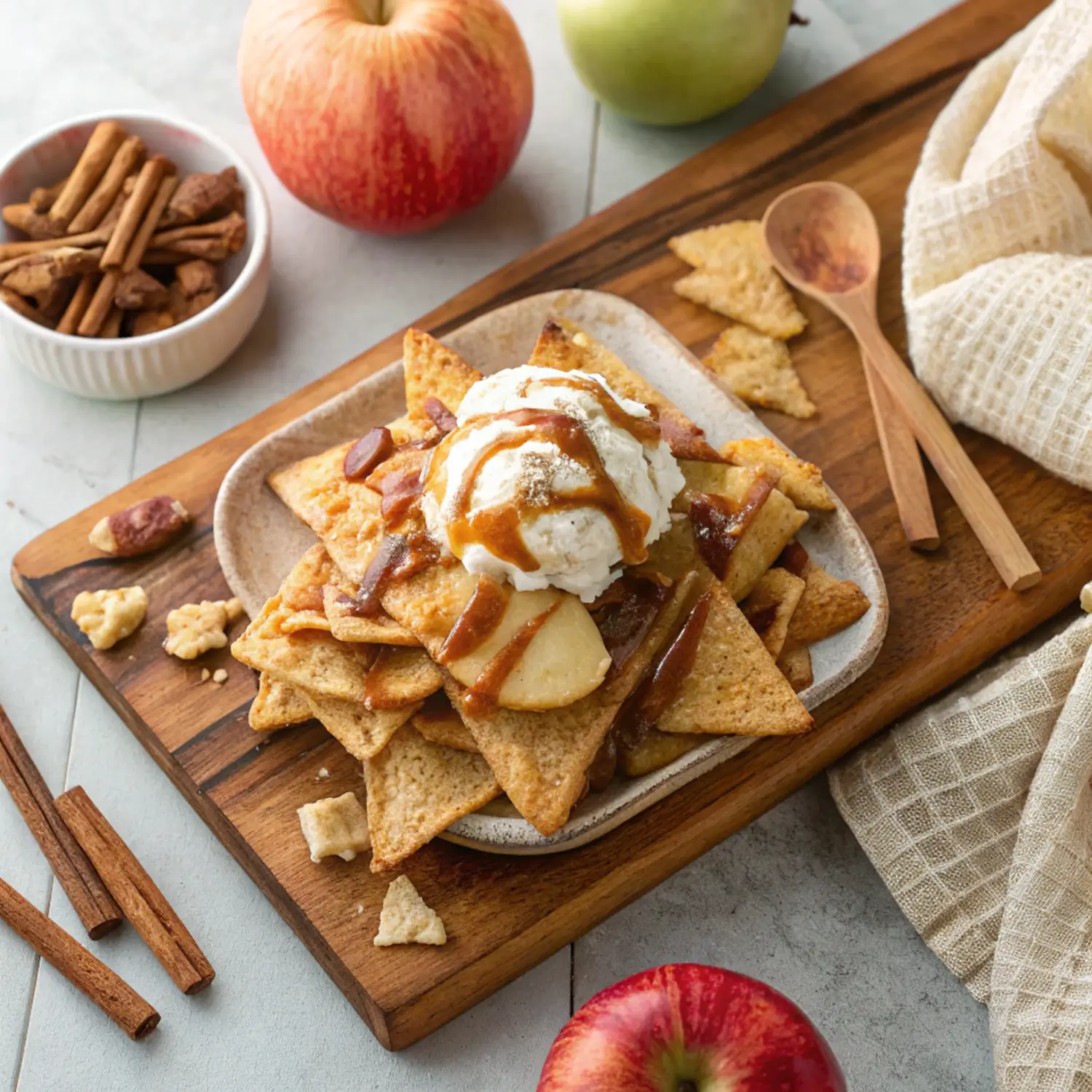 Apple Pie Nachos – Yes, Really! 🍎🎉
