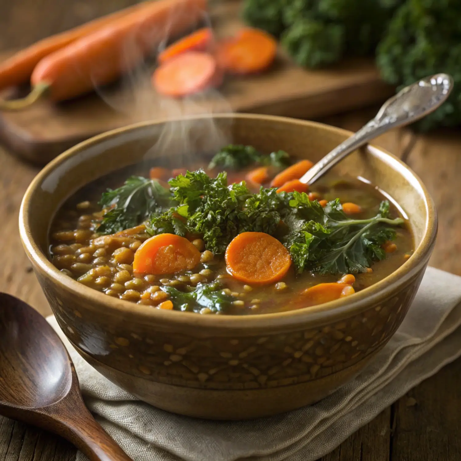 Vegan Lentil Soup (Fall Detox!) 🍂🥣